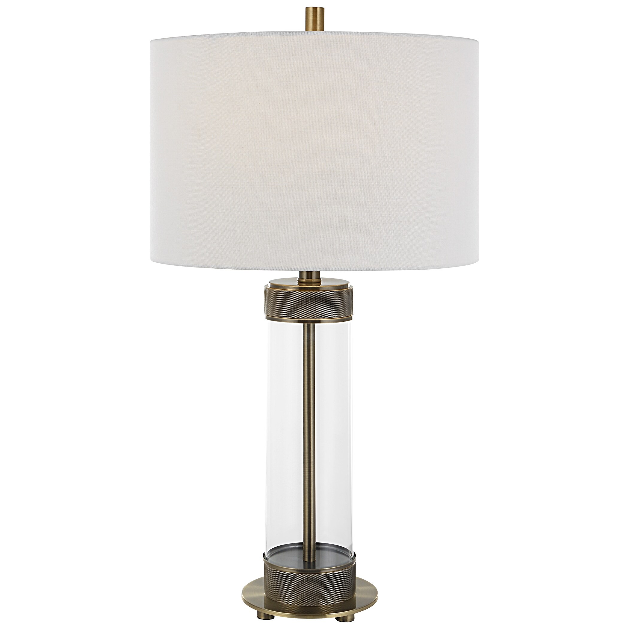 Antique Brass Metal 1-light Table Lamp - Mycitystee
