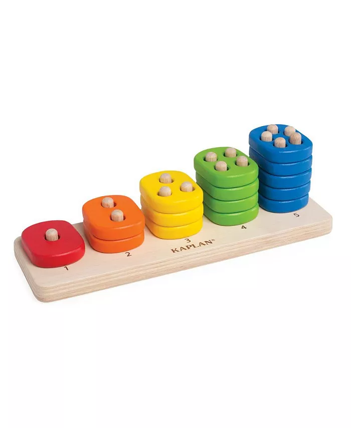 Kaplan Early Learning Toddler Stacking Number Board - Mycitystee