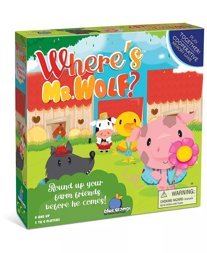 Blue Orange Games Where's Mr. Wolf? - Mycitystee