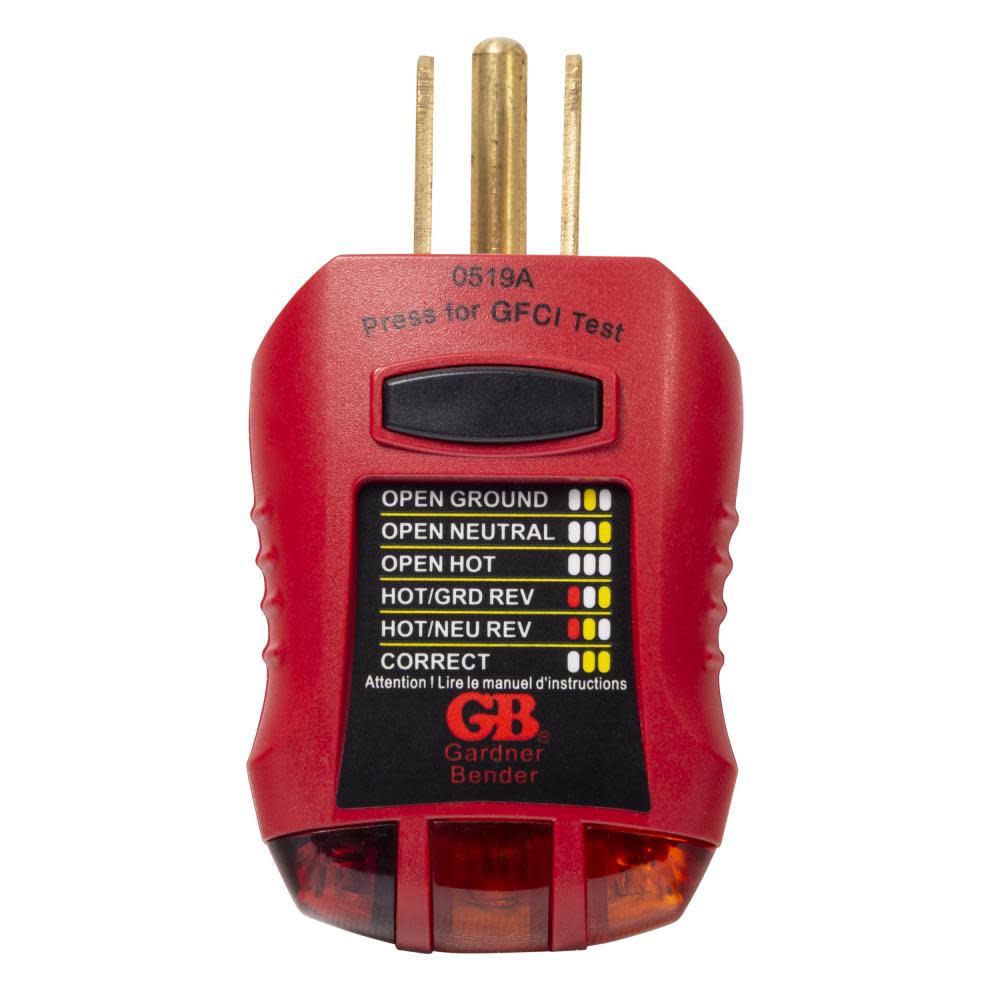 Ground Fault Receptacle Tester and Circuit Analyzer - Mycitystee