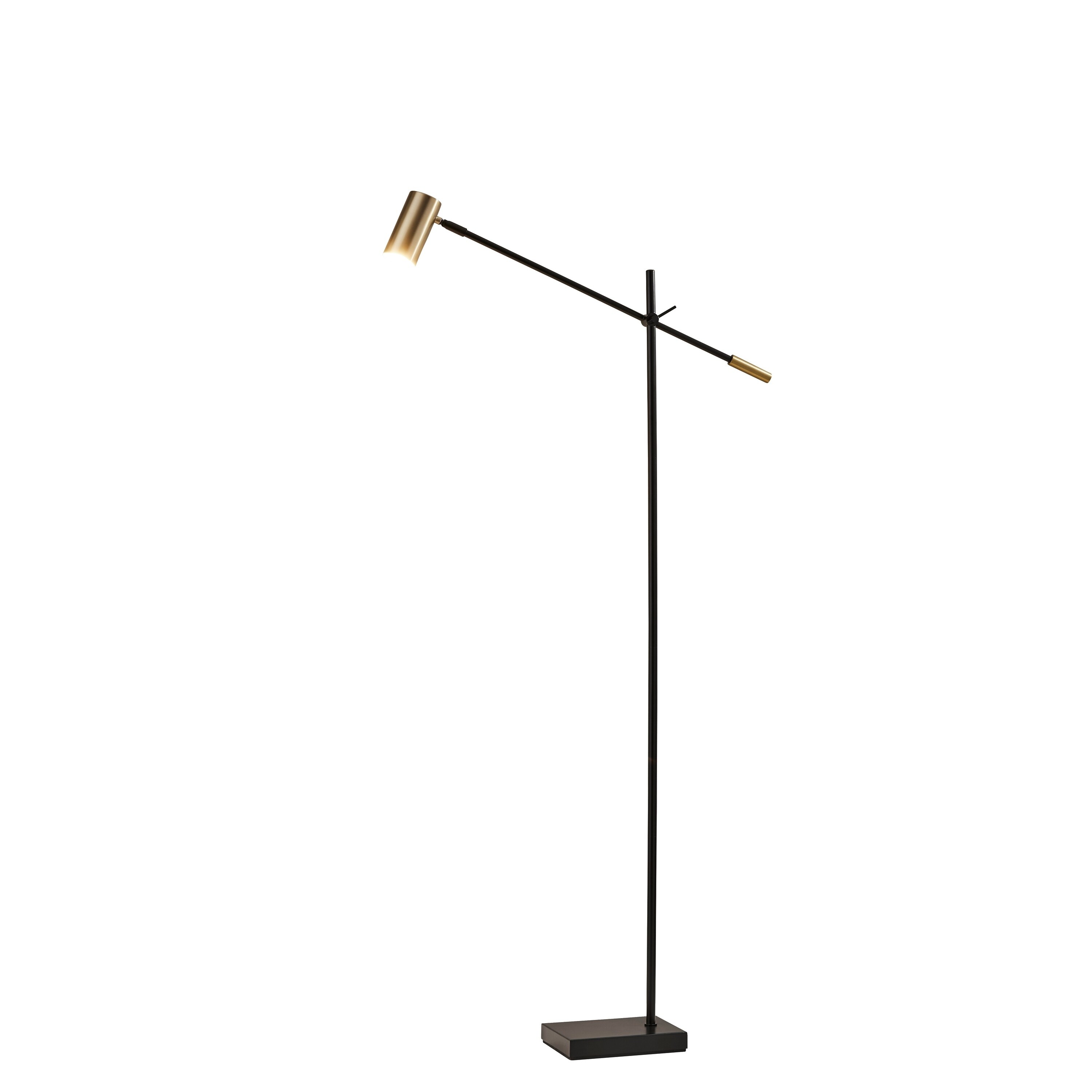 Adesso Collette Adjustable Arm Dimmable LED Floor Lamp - Mycitystee