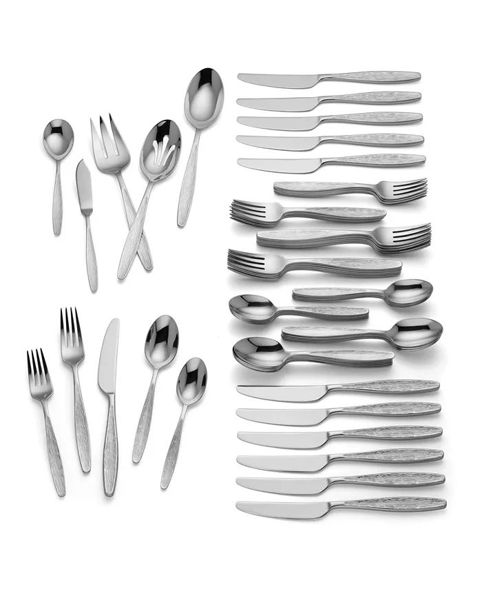 Lenox Emerick 65-PC Flatware Set， Service for 12 - Mycitystee