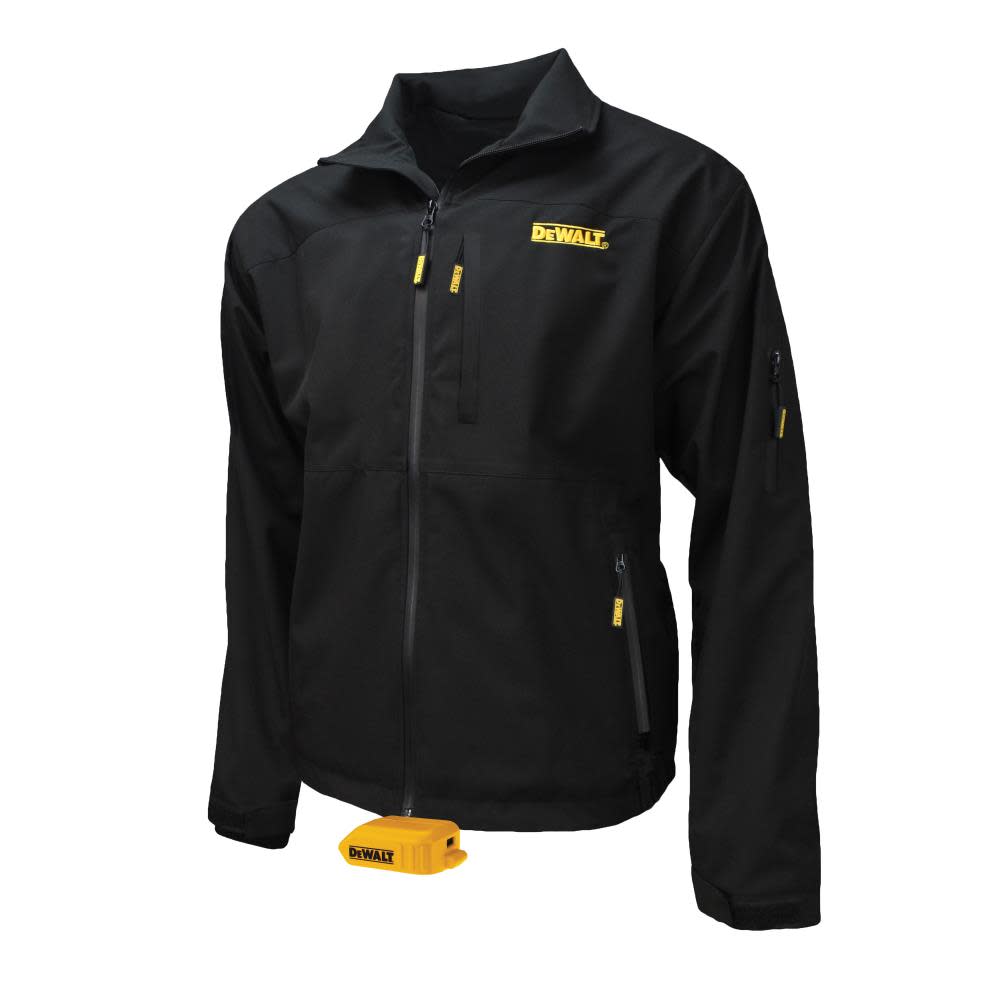 DEWALT Mens Heated Bare Tool Soft Shell Black Medium DCHJ090BB-M from DEWALT - Mycitystee