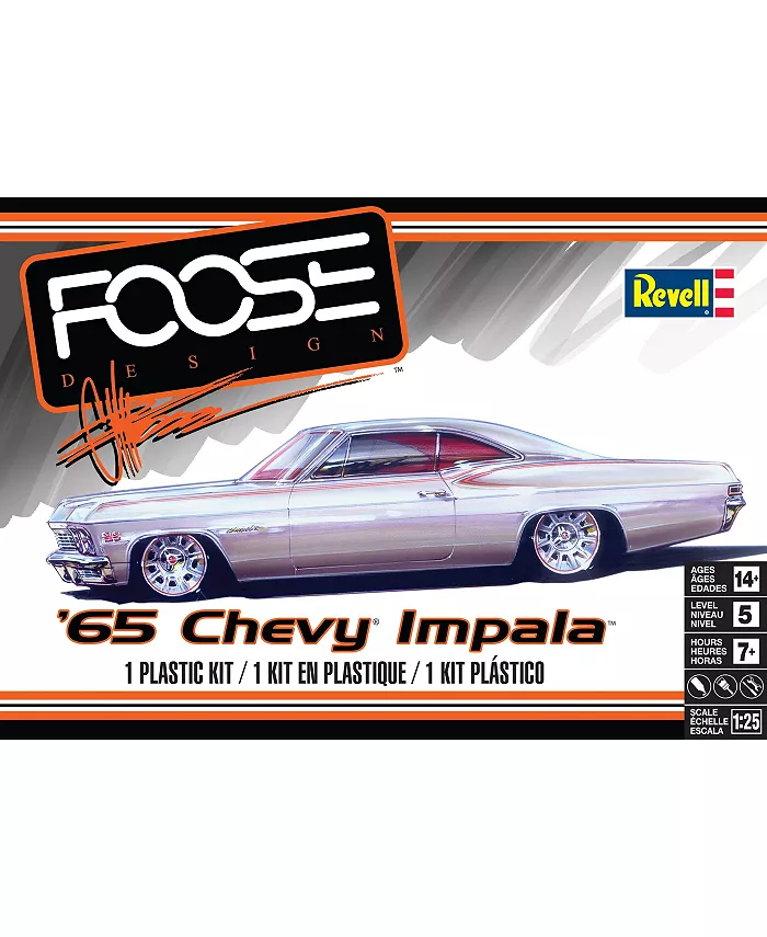 CARRERA-REVELL OF AMERICAS INC Plastic Model Kit-'65 Chevy Impala 1: 25 - Mycitystee