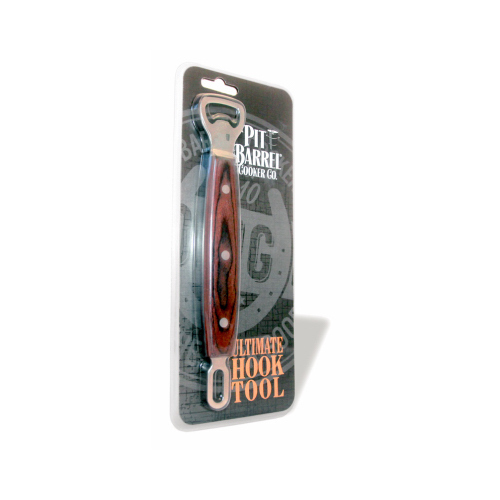 PIT BARREL COOKER CO AC1003D Ultimate Hook Tool， Stainless Steel - Mycitystee