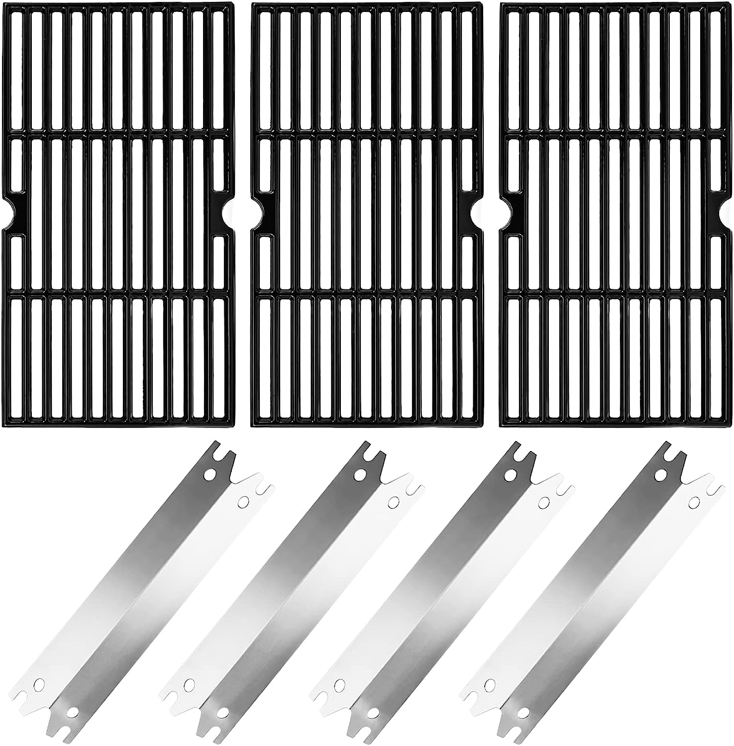 Cooking Grates and Heat Plates Tent Shield Kit for Camp Chef FTG600, FTG600P 4 Burner Flat Top Griddle, Set to Transfer Your Griddle to Grill - Mycitystee