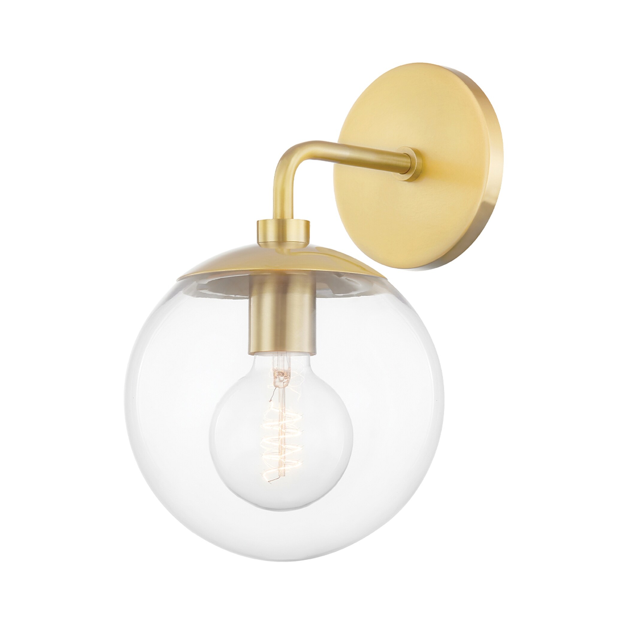 Mitzi by Hudson Valley Meadow 1-light Wall Sconce with Clear Glass - Mycitystee