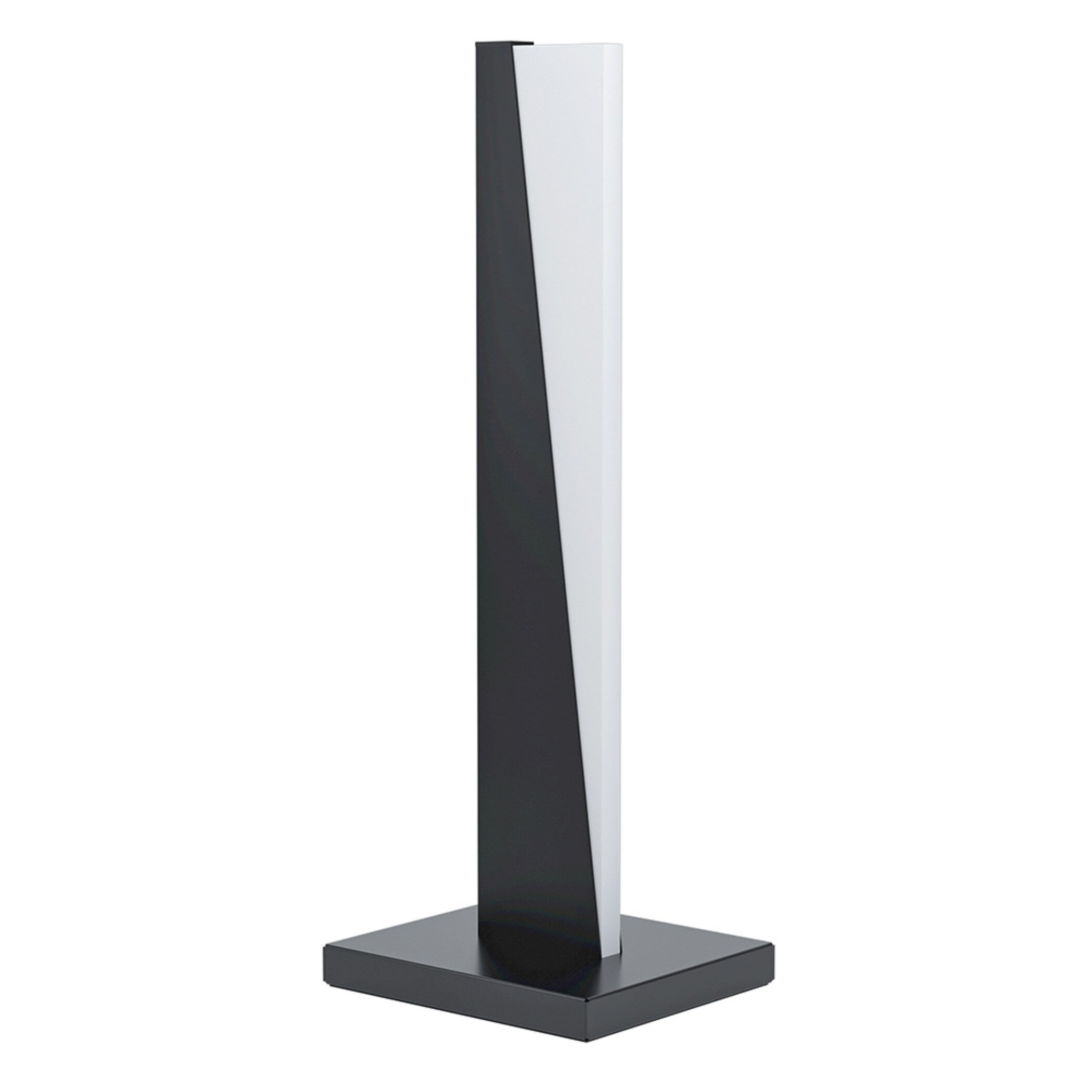 Isidro - Table Lamp - Structured Black Finish - White Acrylic Shade - Mycitystee