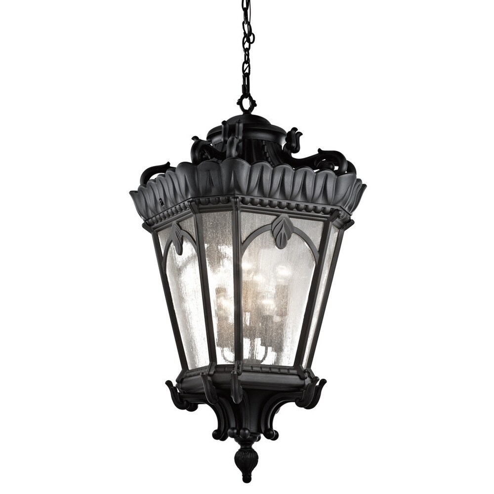 Kichler Lighting Tournai Collection 8-light Textured Black Outdoor Pendant - Mycitystee