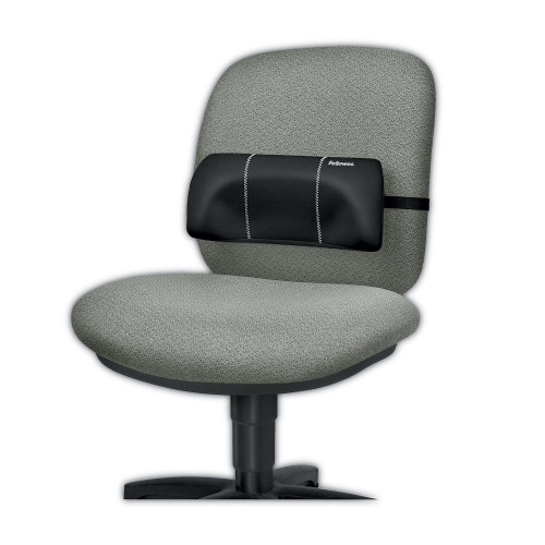 Fellowes Lumbar Back Support， 12 x 3.13 x 5.19， Black (9190701) - Mycitystee