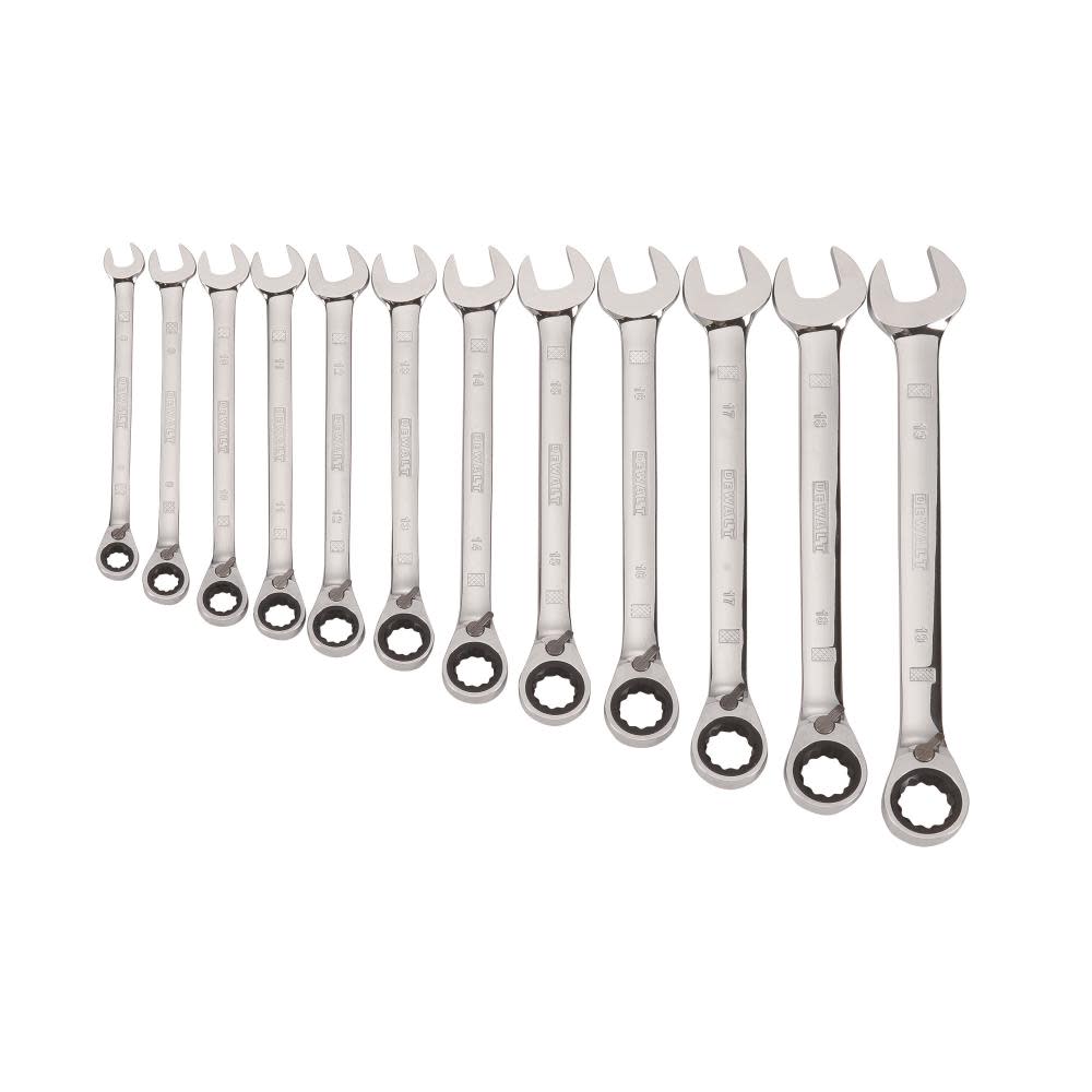 DEWALT 12 Piece Ratcheting Metric Wrench Set DWMT19230 from DEWALT - Mycitystee
