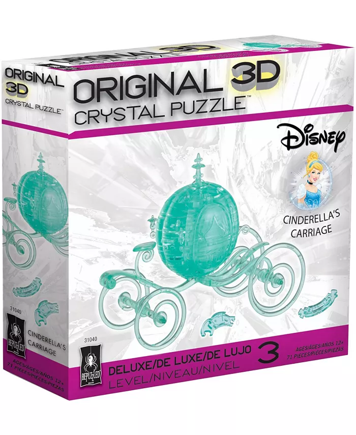 BePuzzled 3D Crystal Puzzle - Disney Cinderella's Carriage - Mycitystee