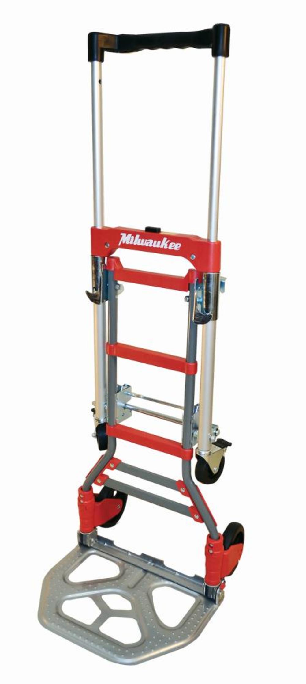 2 in 1 Fold Up Convertible Hand Truck with Telescoping Handle - Mycitystee