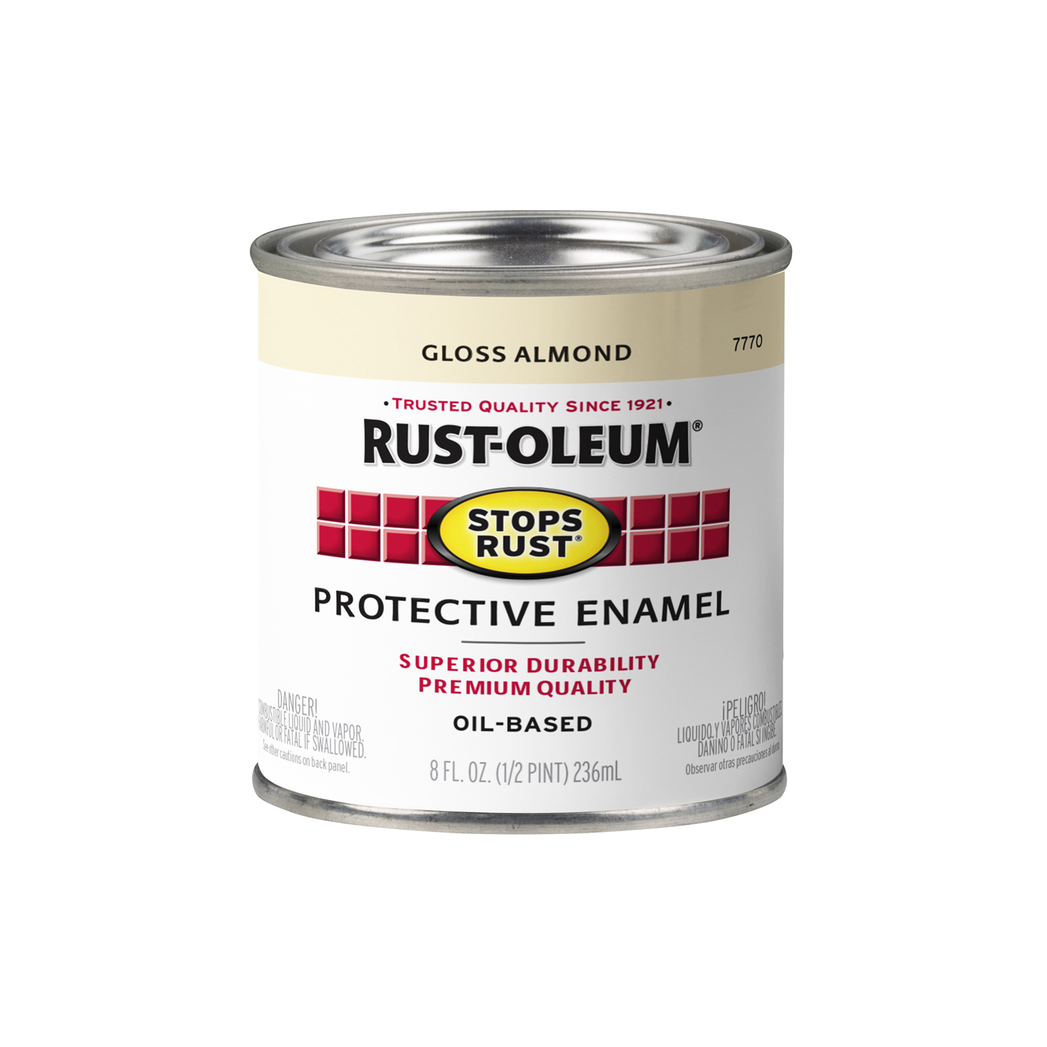 Rust-Oleum Stops Rust Indoor and Outdoor Gloss Almond Oil-Based Protective Paint 0.5 pt - Mycitystee