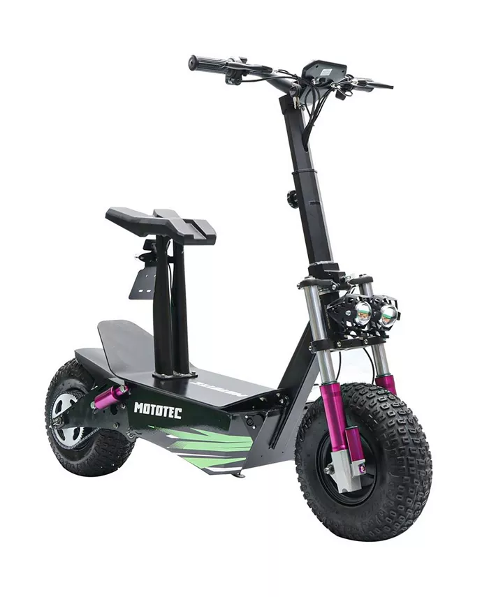 MotoTec MT-Mars-2500w-Black 48V 2500W Mars Lithium Electric Scooter - Mycitystee