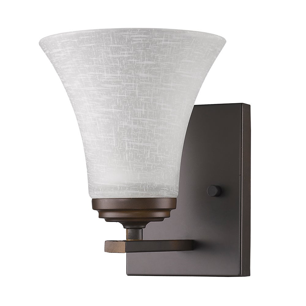 Union 1-Light Oil Rubbed Bronze Wall Sconce - Mycitystee
