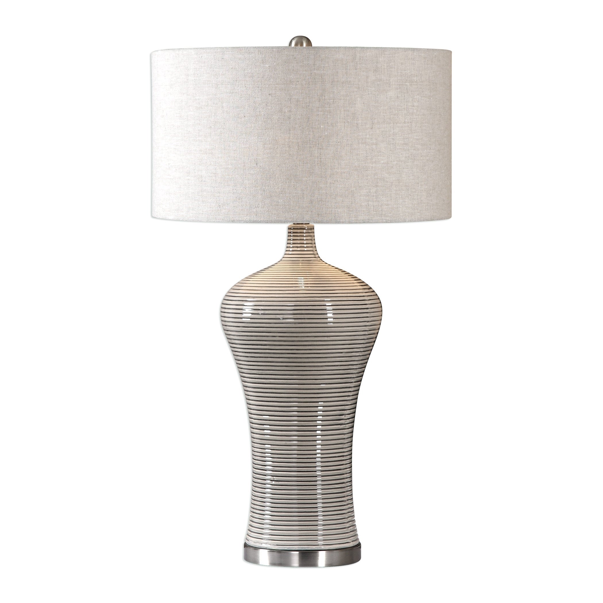 Uttermost Dubrava Distressed Light Grey 1-light Table Lamp - Mycitystee