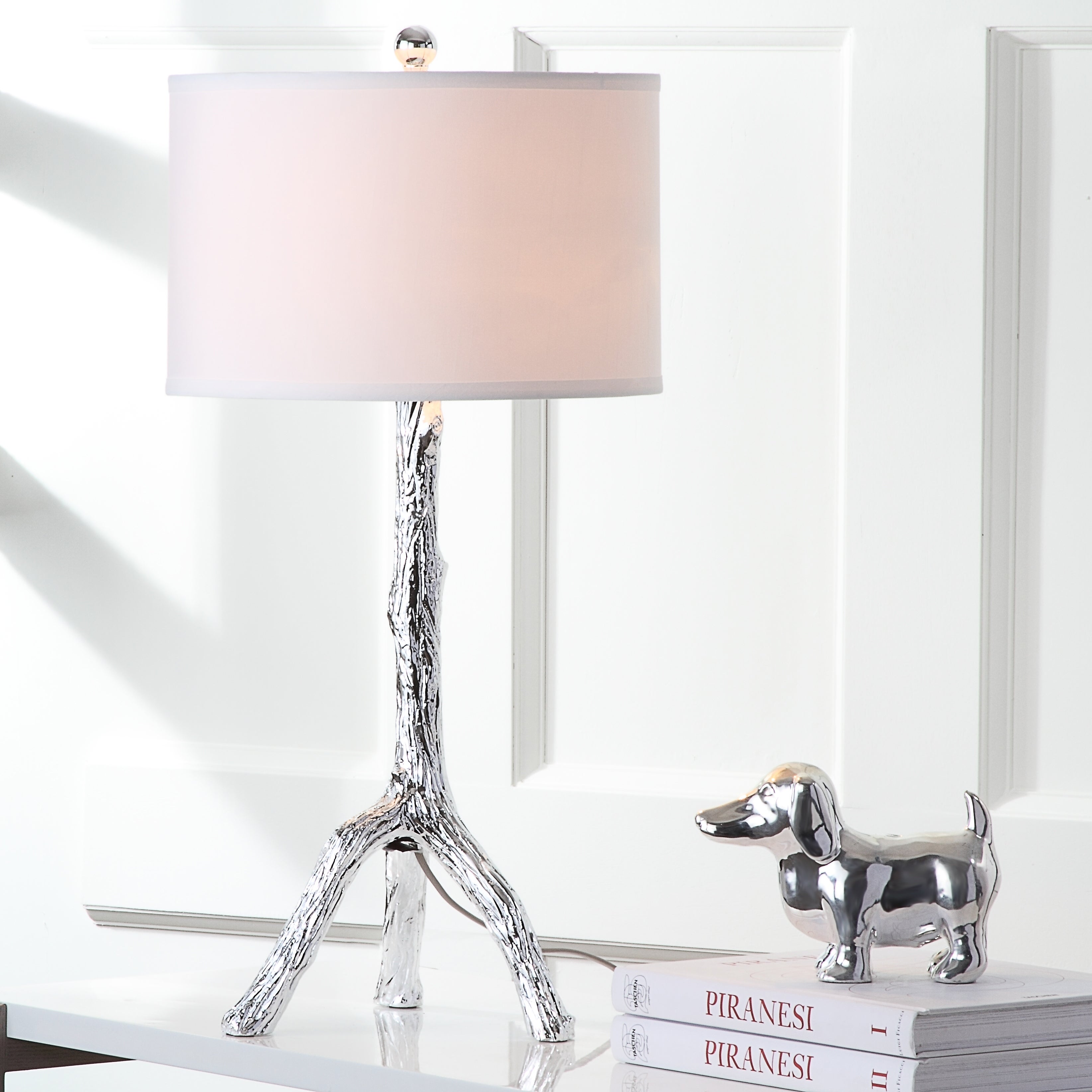 SAFAVIEH Lighting 28-inch Silver Branch Table Lamp (Set of 2) - 14