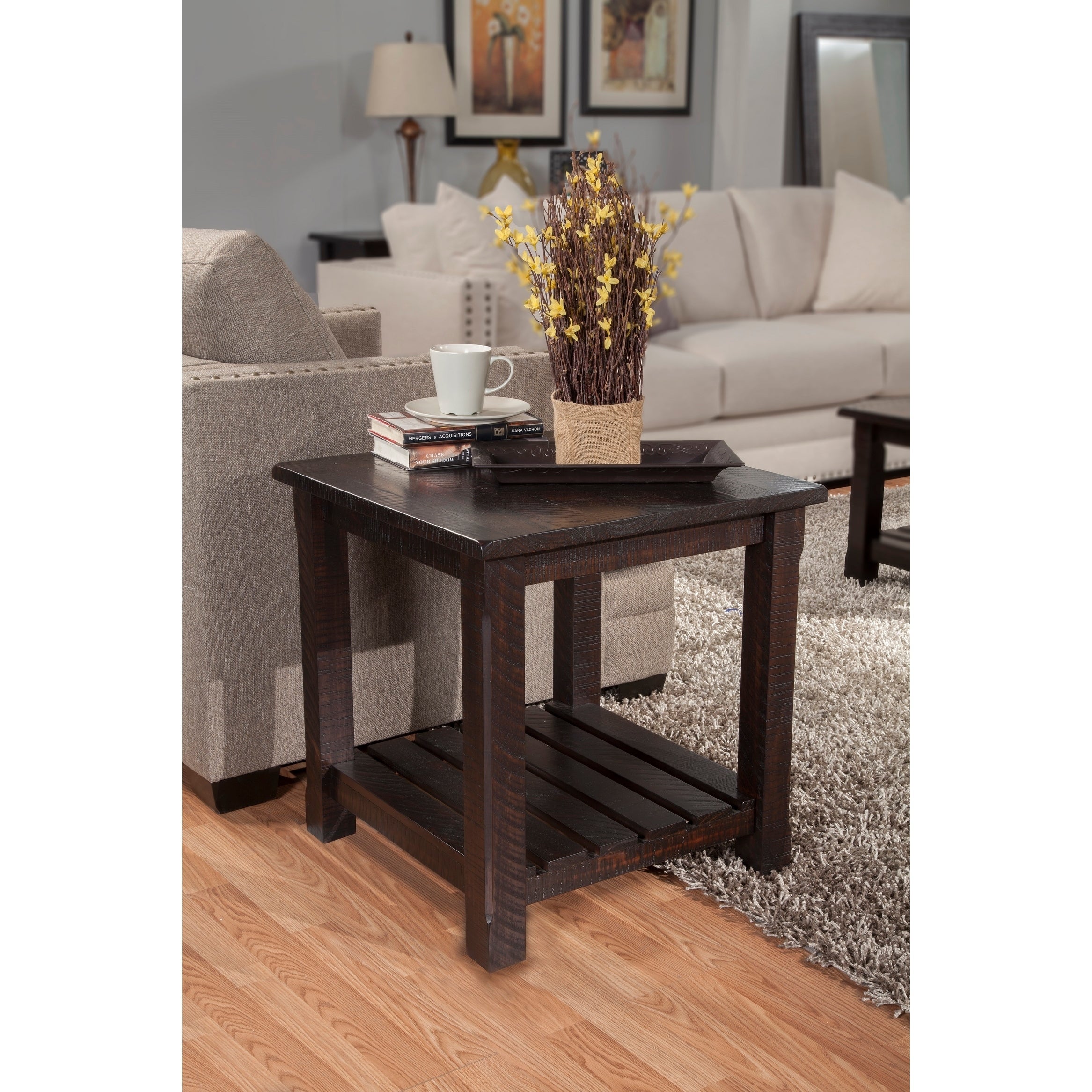 Barn Door Wood End Table by Martin Svensson Home - Mycitystee