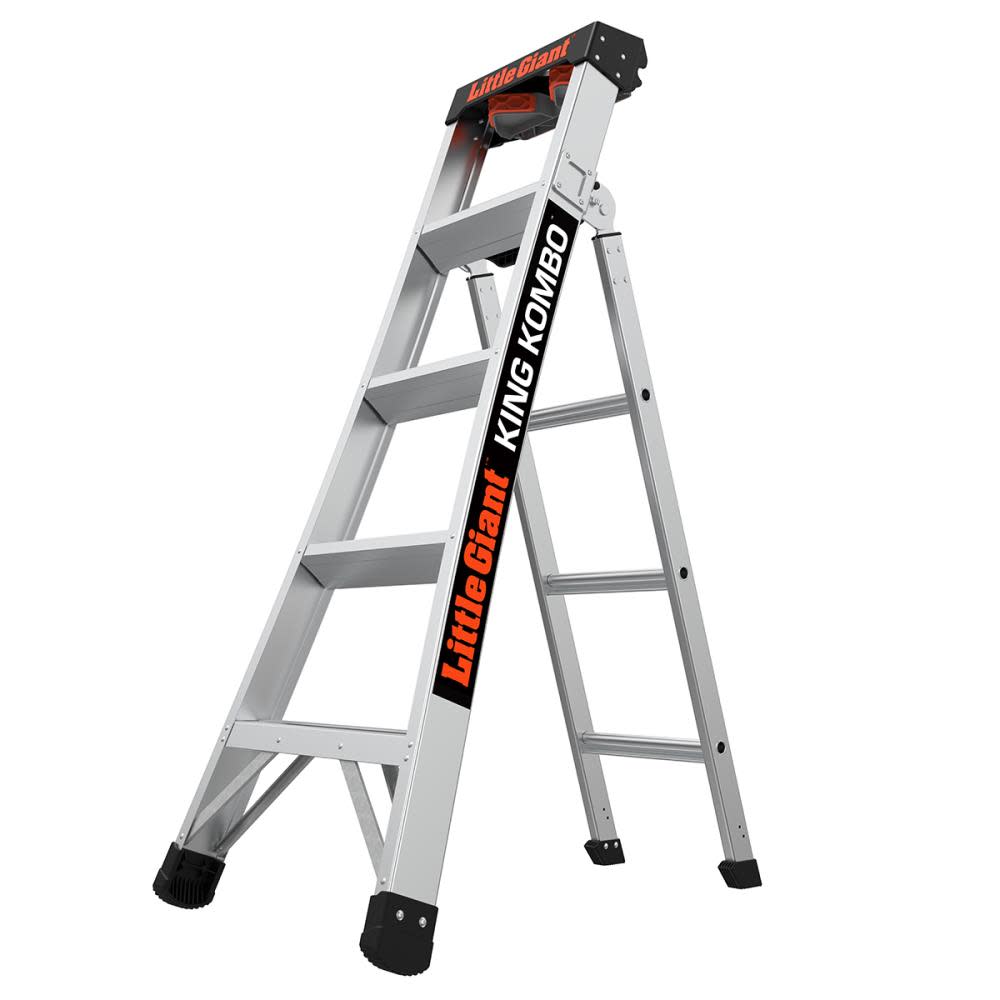 Little Giant King Kombo Model 5 Aluminum Type 1A Combo Ladder - Mycitystee