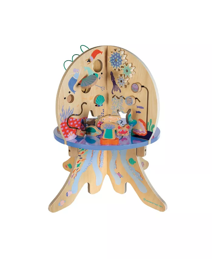 Manhattan Toy Company Deep Sea Adventure Wooden Toddler Activity Center - Mycitystee