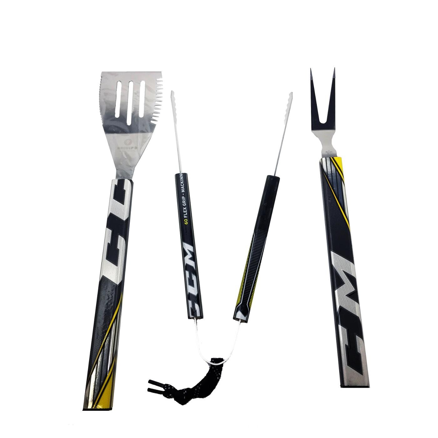 Requipd 3 Piece Hockey Stick BBQ Tool Set - Mycitystee