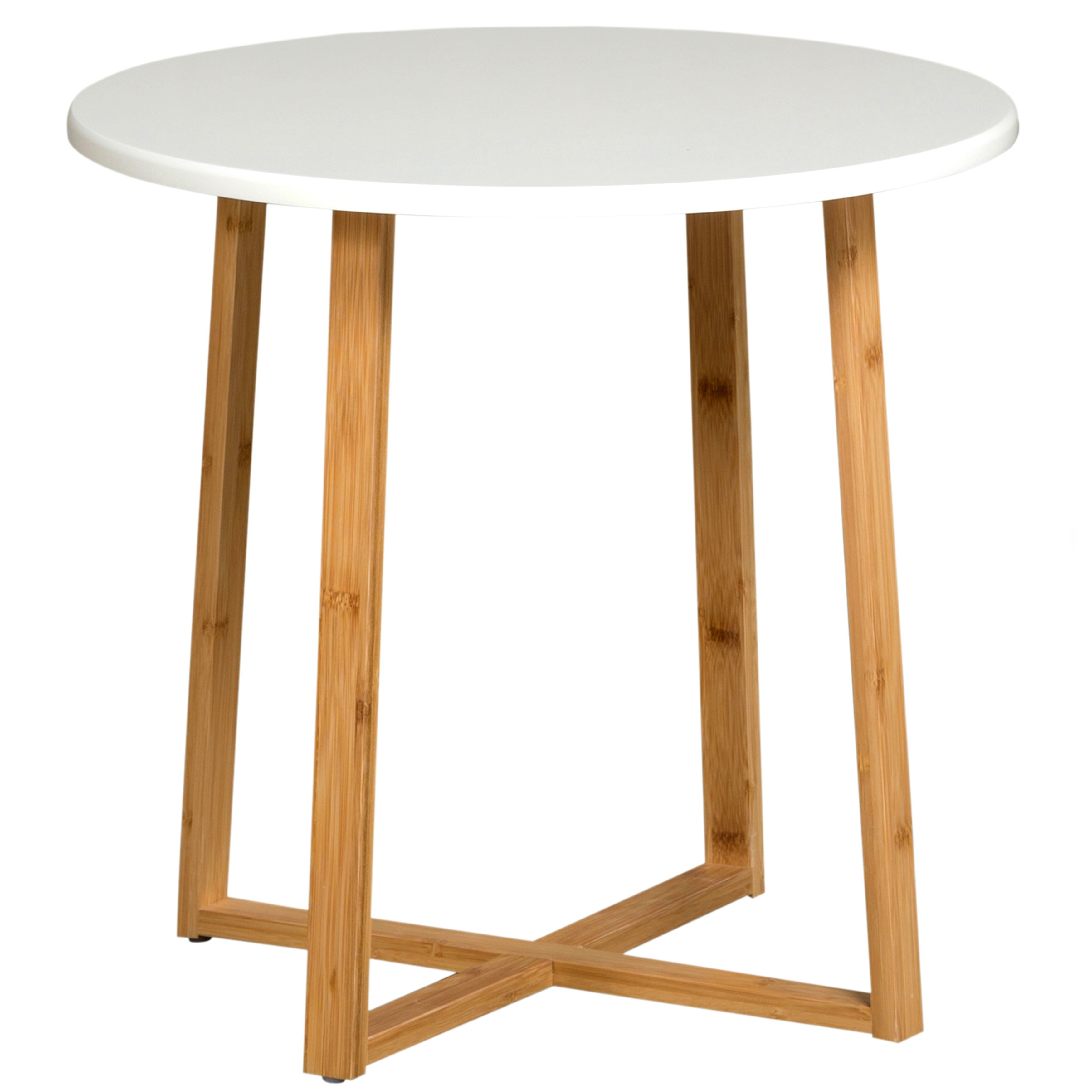 Solid Bamboo Frame Side Table - Mycitystee
