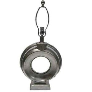 30 H in. Big Circle Resin 1 Light Lamp Base MPN SR495 - Mycitystee