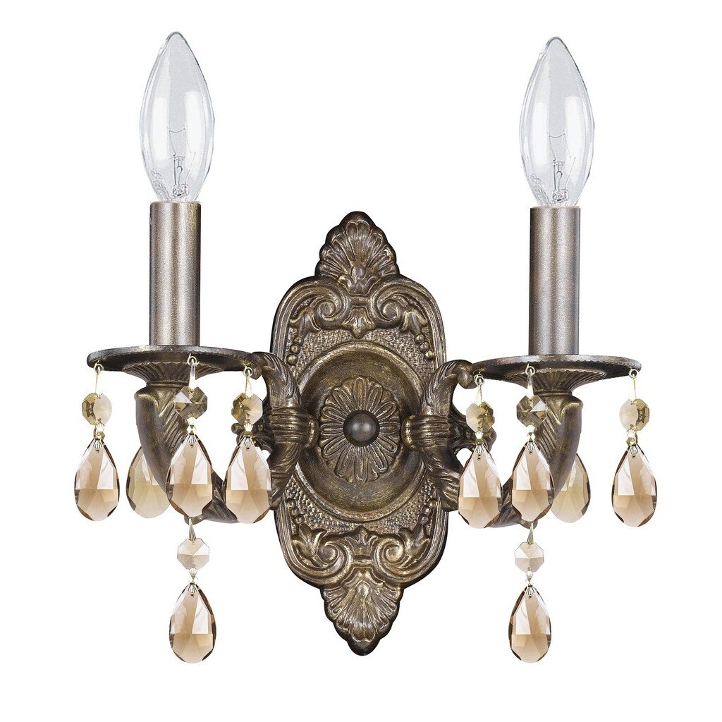Paris Market 2-light Venetian Bronze Wall Sconce - Mycitystee