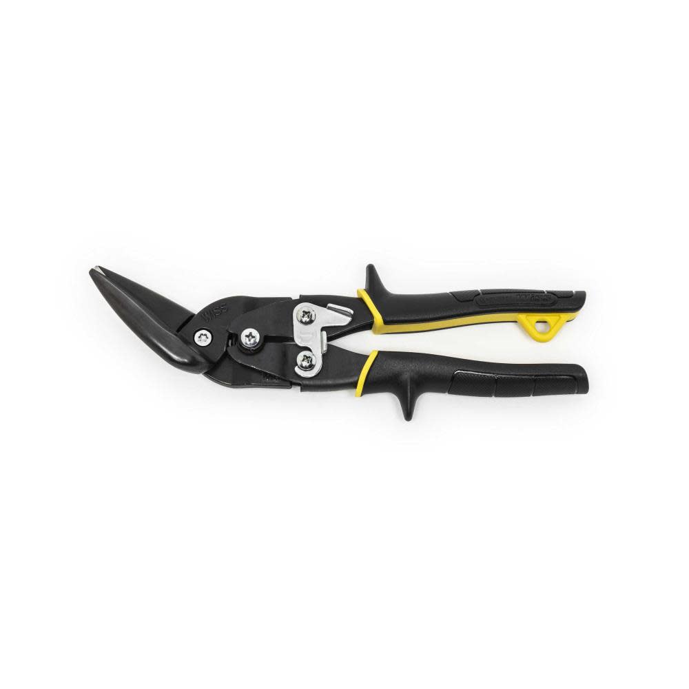 CRESCENT WISS Aviation Snips Offset Straight， Left and Right Cut 9 4/5 - Mycitystee