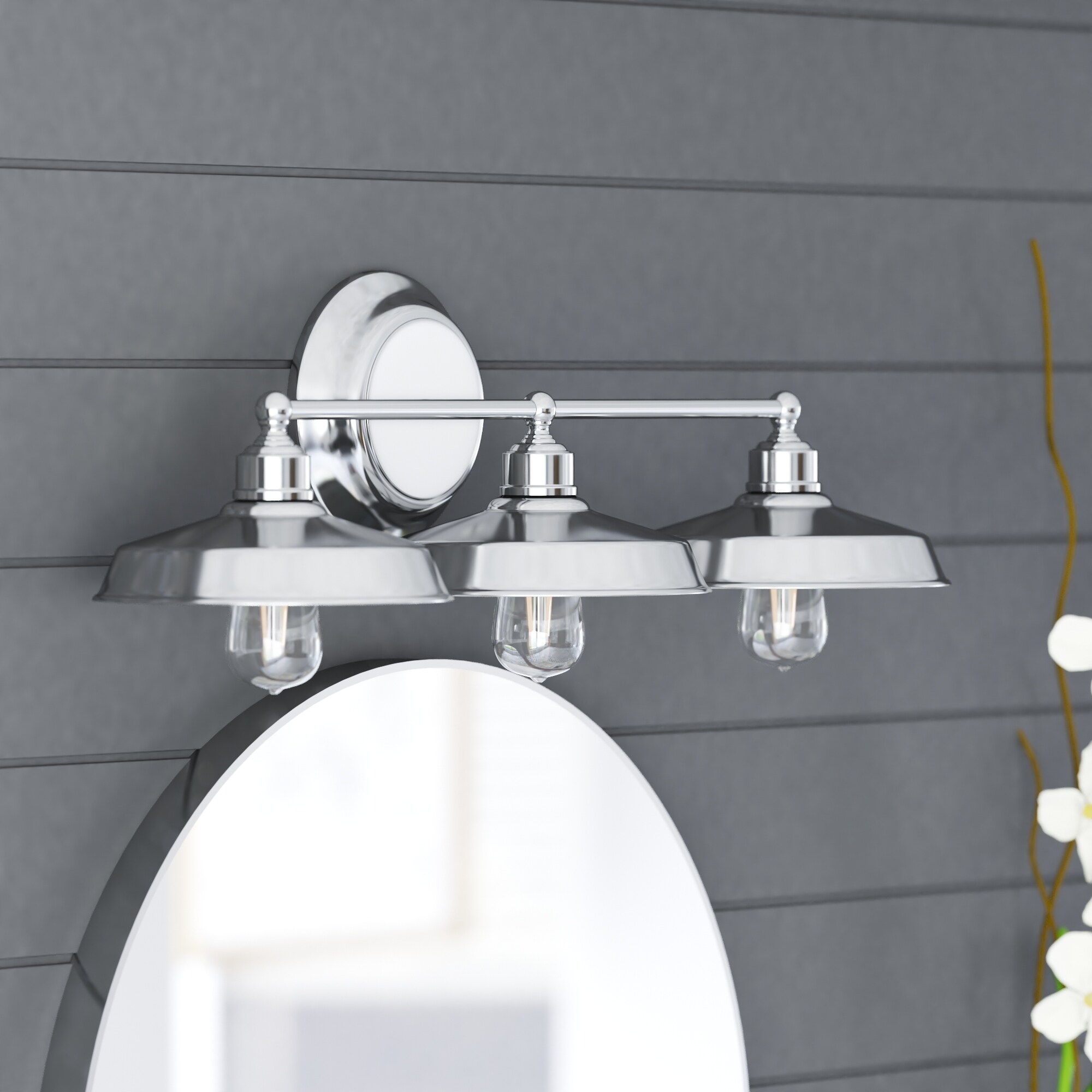 Prominence Home Lyndan， Vanity Light， Matte Black - 3-Light - Mycitystee