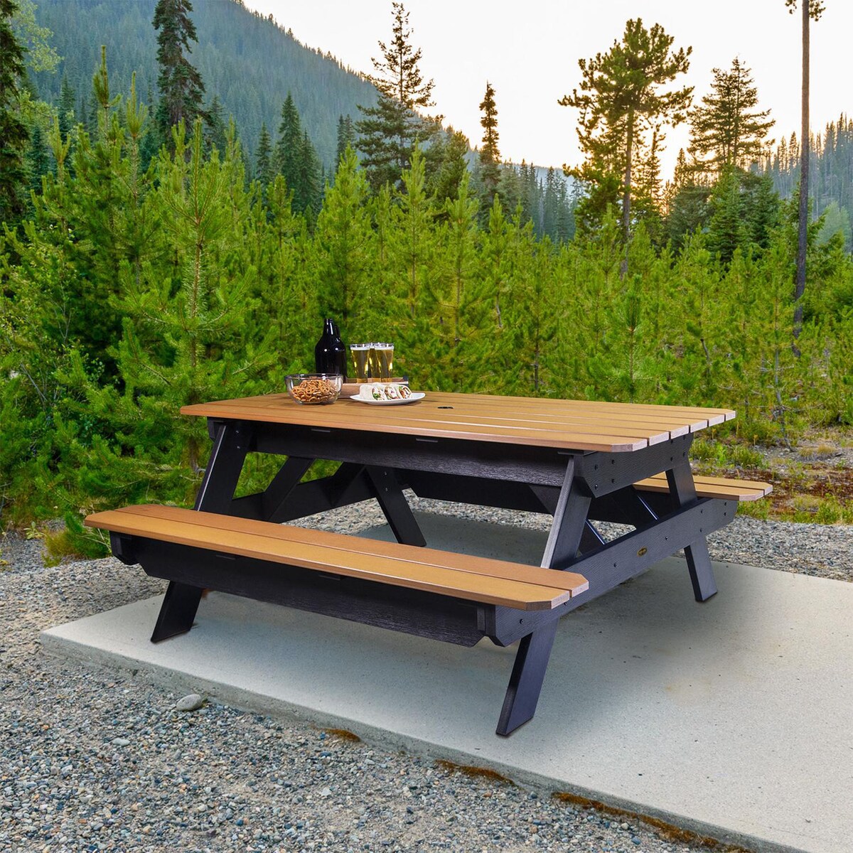 Lakeview Ledgefield Commercial Grade National Picnic Table - Mycitystee