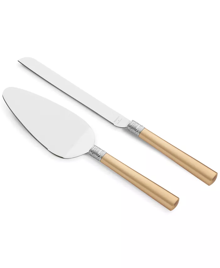 Vera Wang Wedgwood With Love Gold Cake Knife and Server - Mycitystee