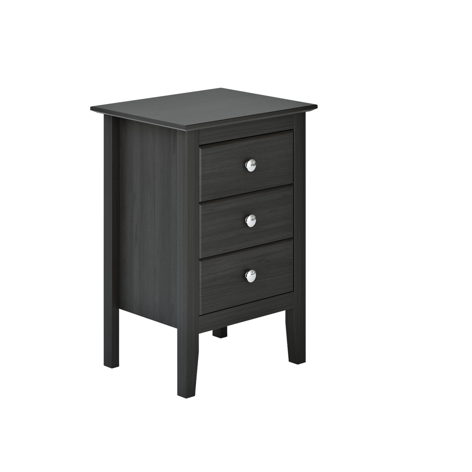 Solid Wood Easy Pieces 3 Drawer End Table/Nightstand - - 36693031 - Mycitystee