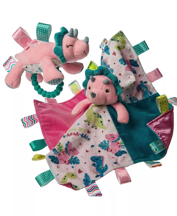 Kaplan Early Learning Mary Meyer Taggies Aroar-a-saurus Character Blanket  Teether Rattle - Mycitystee