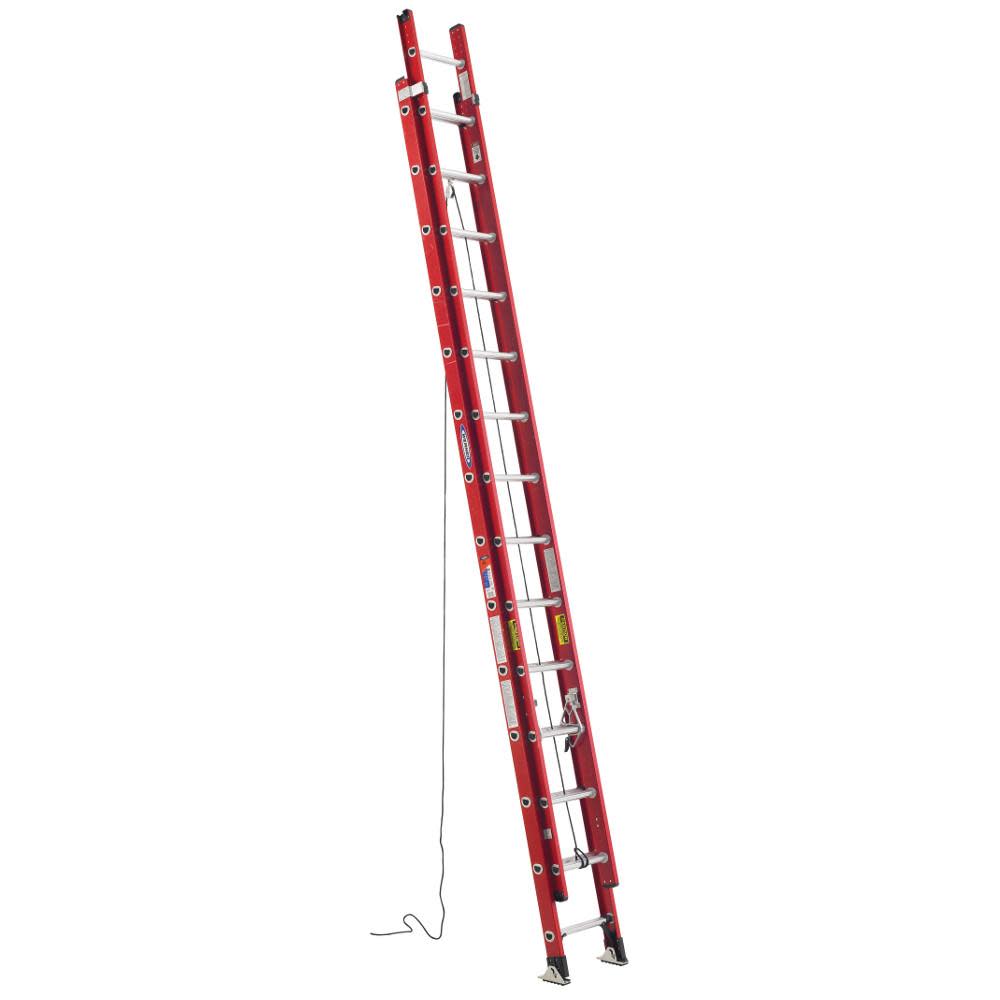 28 Ft. Type IA Fiberglass D-Rung Extension Ladder - Mycitystee