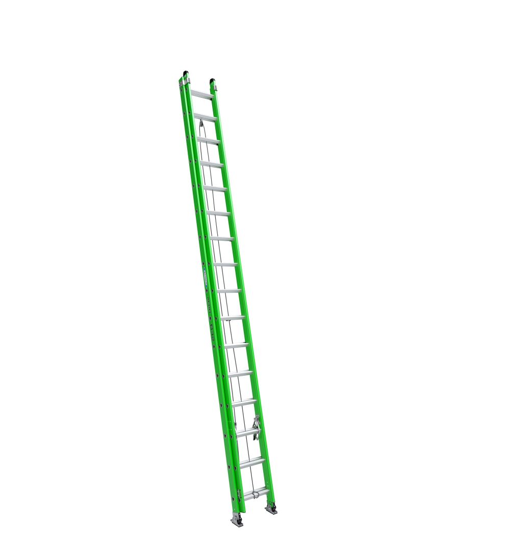 Werner AERO Extension Ladder 32' TYPE IAA Fiberglass Box Rail/Tri Rung - Mycitystee