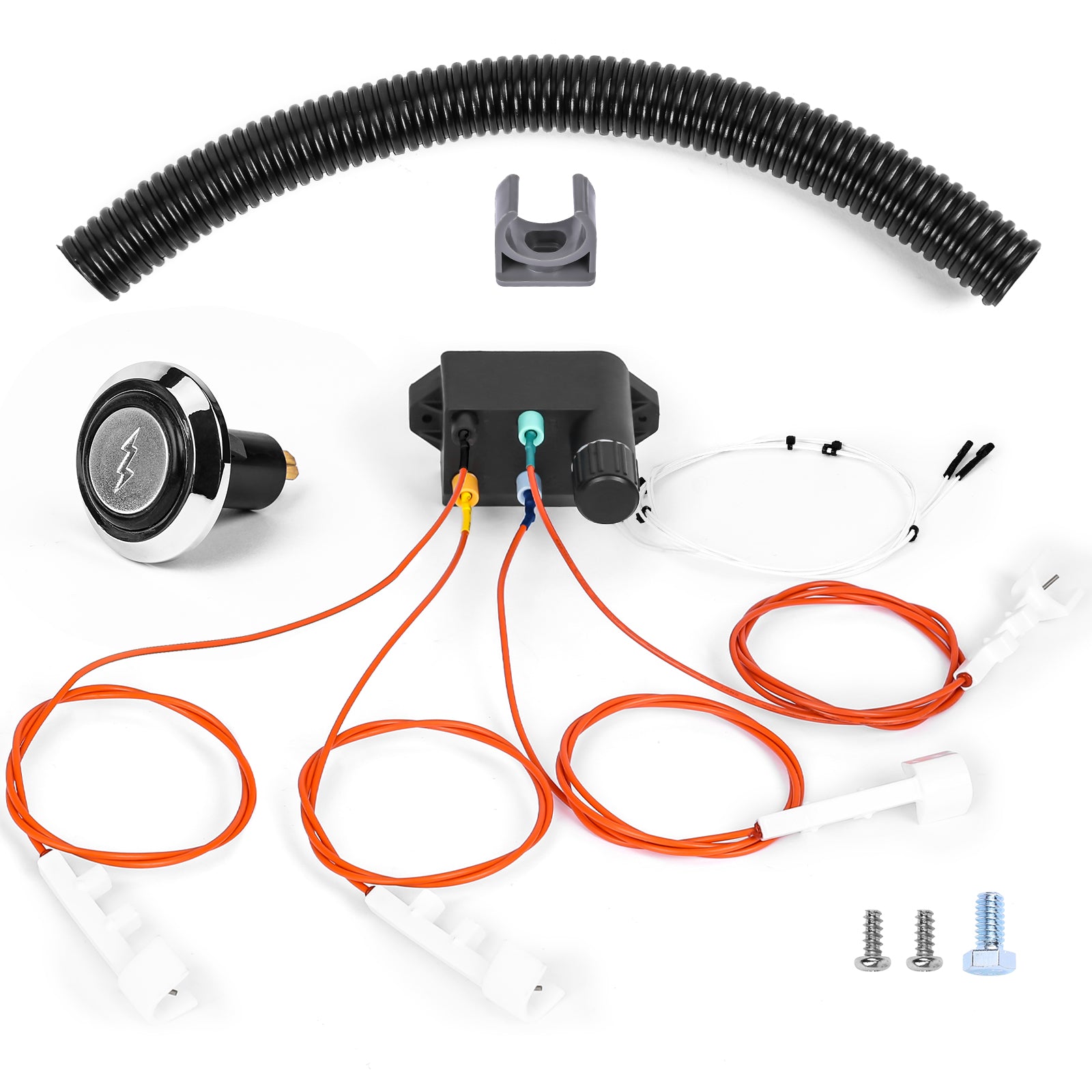 Igniter Kit 66355 for Weber Genesis II 410, II LX 410 4 Burner Gas Grills, Grill Replacement Parts - Mycitystee