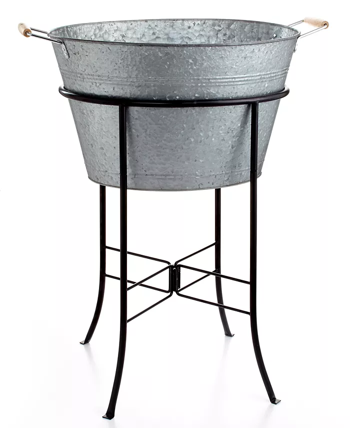 Artland Masonware Galvanized Tin Party Tub with Stand - Mycitystee