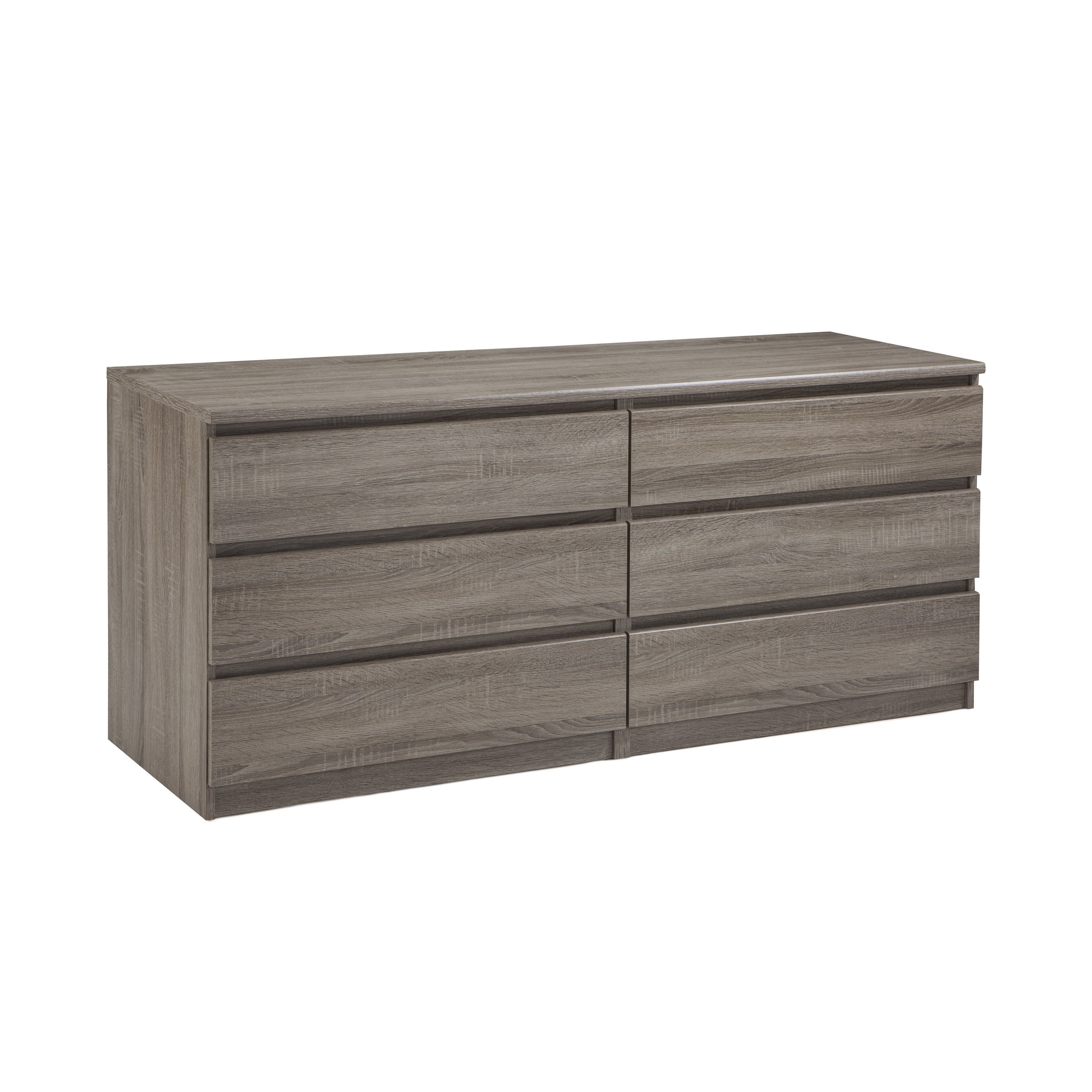 6 Drawer Double Dresser-Color: Truffle - - 37236407 - Mycitystee
