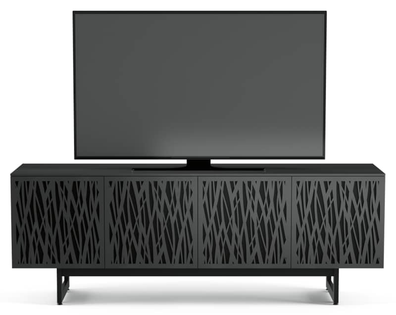 BDI Elements Wheat Charcoal Stained Ash Media with Quad-Width Storage Cabinet - Mycitystee