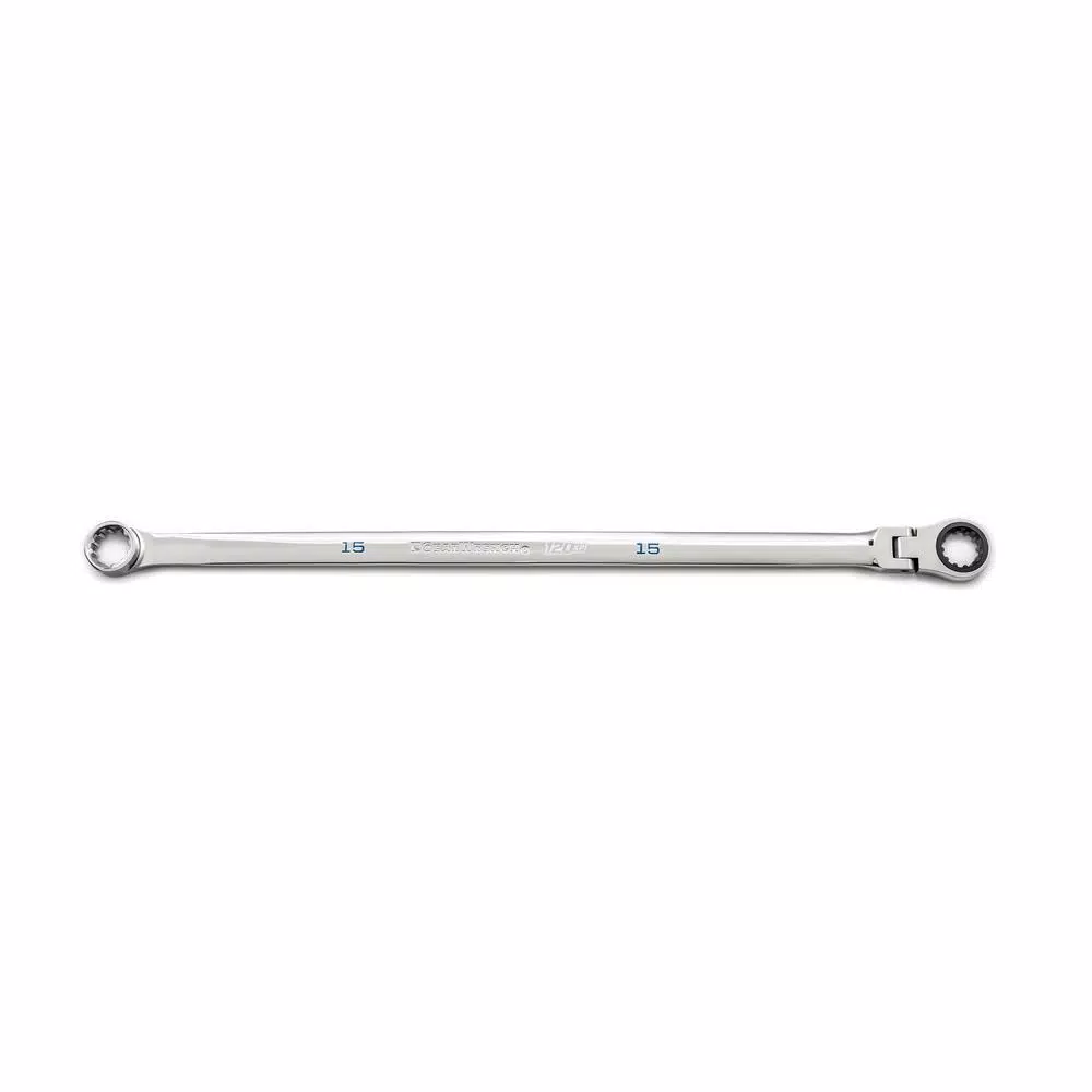 GEARWRENCH 15 mm 120XP Universal Spline XL GearBox Flex Head Ratcheting Wrench and#8211; XDC Depot - Mycitystee