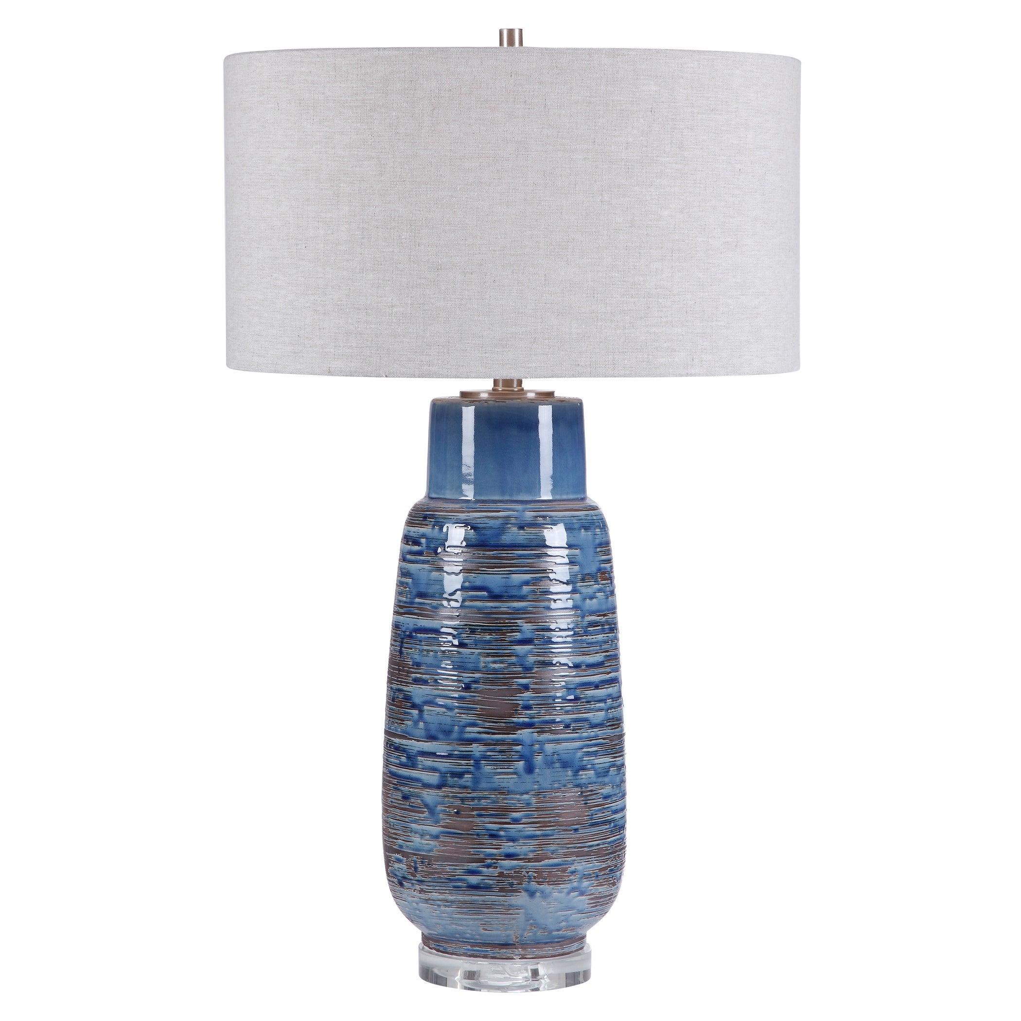 Uttermost Magellan Blue Table Lamp - Mycitystee