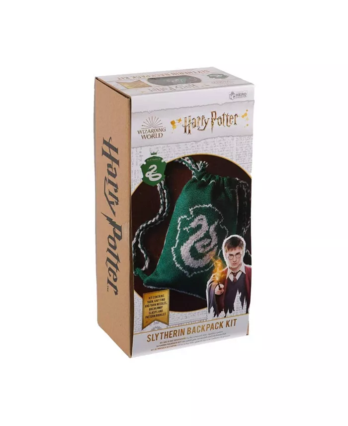 Eaglemoss Harry Potter Hero Collector Slytherin Backpack Knit Kit - Mycitystee
