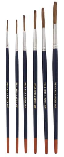 Andrew Mack Brush 1961 Mack  Meyer Mop Brush Sizes 0-10 - Mycitystee