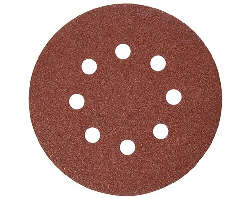 DEWALT 5 In. 8 Hole 80 Grit Hook and Loop Random Orbit Sandpaper Pack of 5 DW4301 DW4301 from DEWALT - Mycitystee