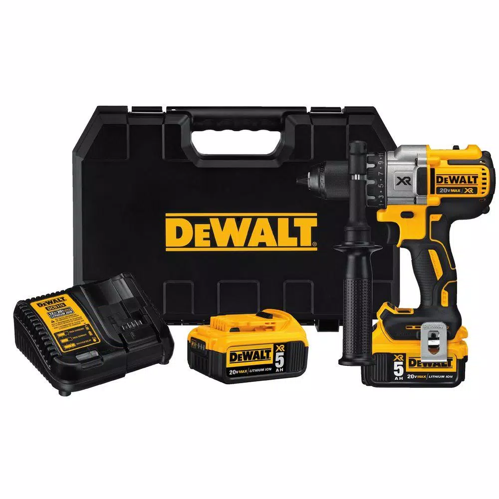 DEWALT 20-Volt MAX XR Cordless Brushless 3-Speed 1/2 in. Drill/Driver with (2) 20-Volt 5.0Ah Batteries and Charger and#8211; XDC Depot - Mycitystee