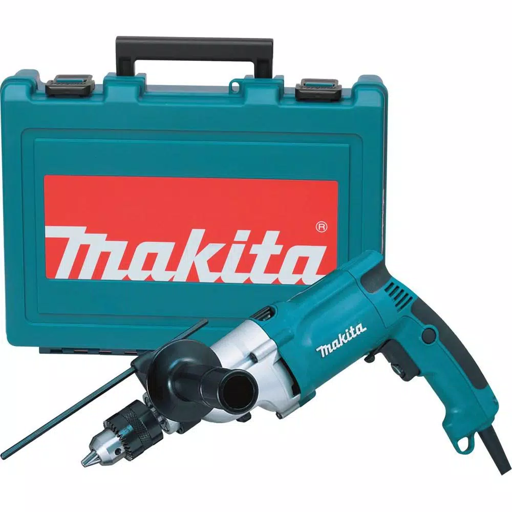 Makita 6.6 Amp 3/4 in. Corded Hammer Drill with Torque Limiter Side Handle Depth Gauge Chuck Key Hard Case and#8211; XDC Depot - Mycitystee