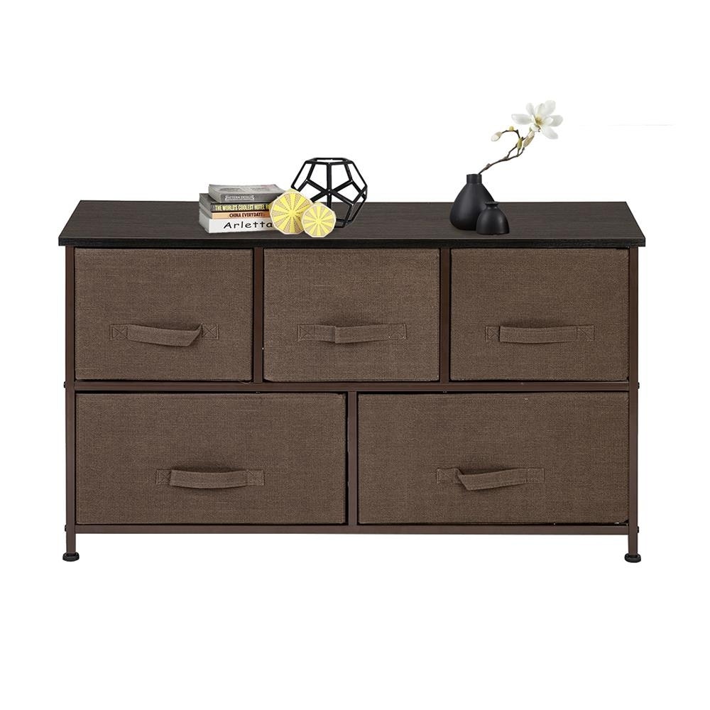 5 Drawer Nightstand Side Table Storage Tower Dresser - - 33169087 - Mycitystee