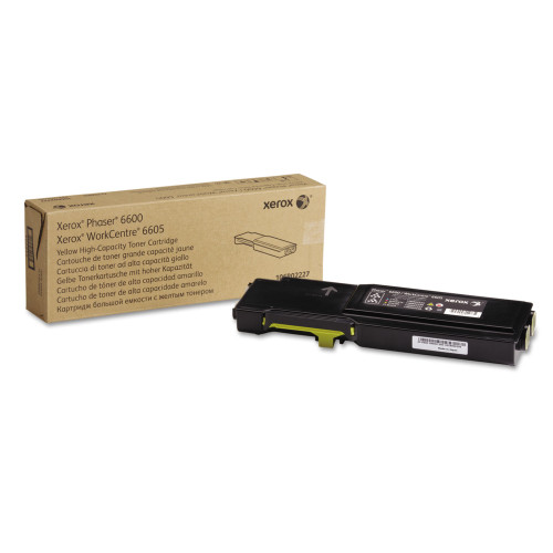Xerox 106R02227 High-Yield Toner， 6，000 Page-Yield， Yellow - Mycitystee